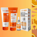 Kit 3 Skincare  (Sérum Melasma Clear + Sabonete Facial Vitamina C + Gel Anti-Idade Vitamina C)