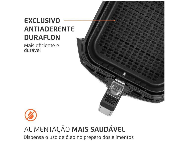 Fritadeira Elétrica sem Óleo/Air Fryer Mondial Family AFN-40-BI Preto 4L com Tim